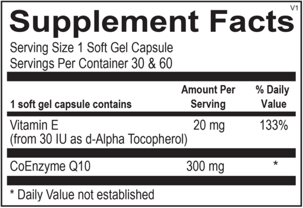 CoQ10 300 - 60 capsules - Image 2