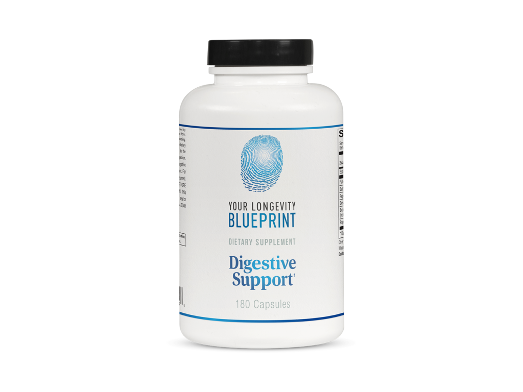 Digestive Support - 180 capsules - Your Longevity Blueprint | Dr ...
