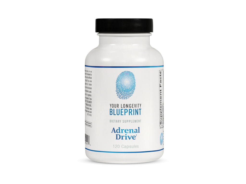 Adrenal Drive - 120 Capsules - Your Longevity Blueprint | Dr. Stephanie ...