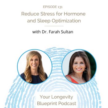 131. Reduce Stress for Hormone and Sleep Optimization with Dr. Farah Sultan